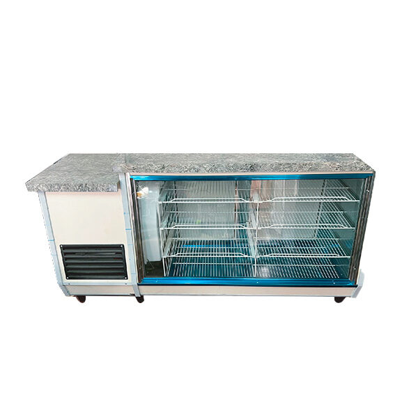 Heladera vitrina mostrador 2 mts. CON BAJADA o
